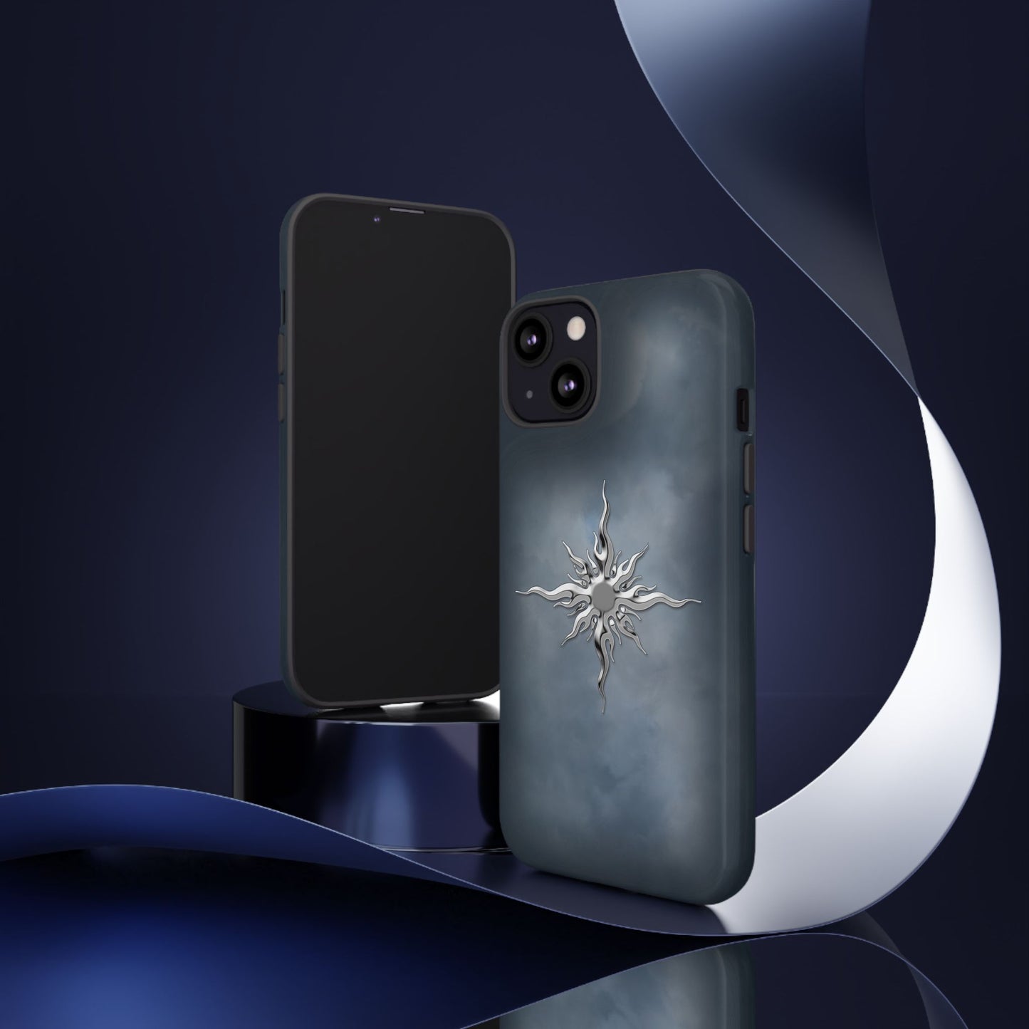 Silver Sun Phone Case