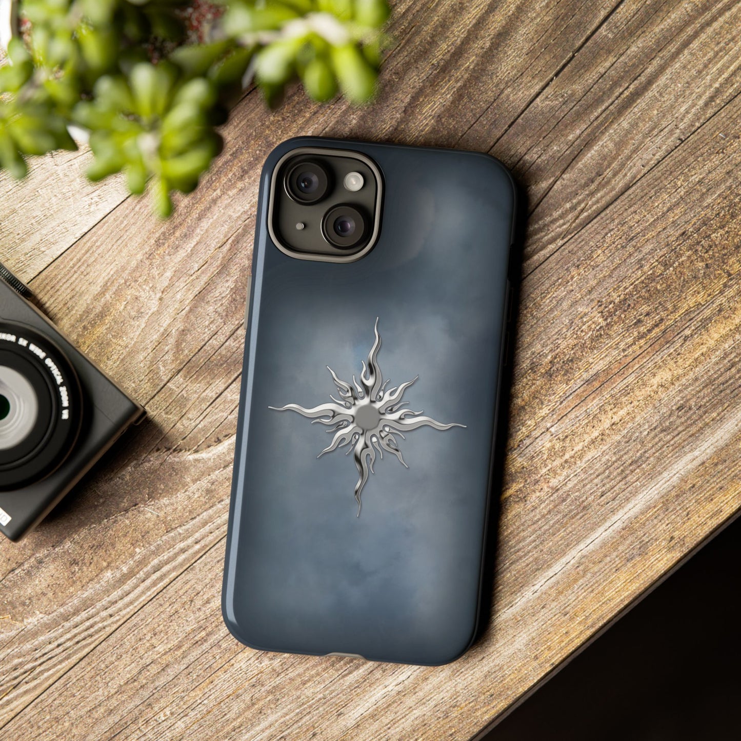 Silver Sun Phone Case