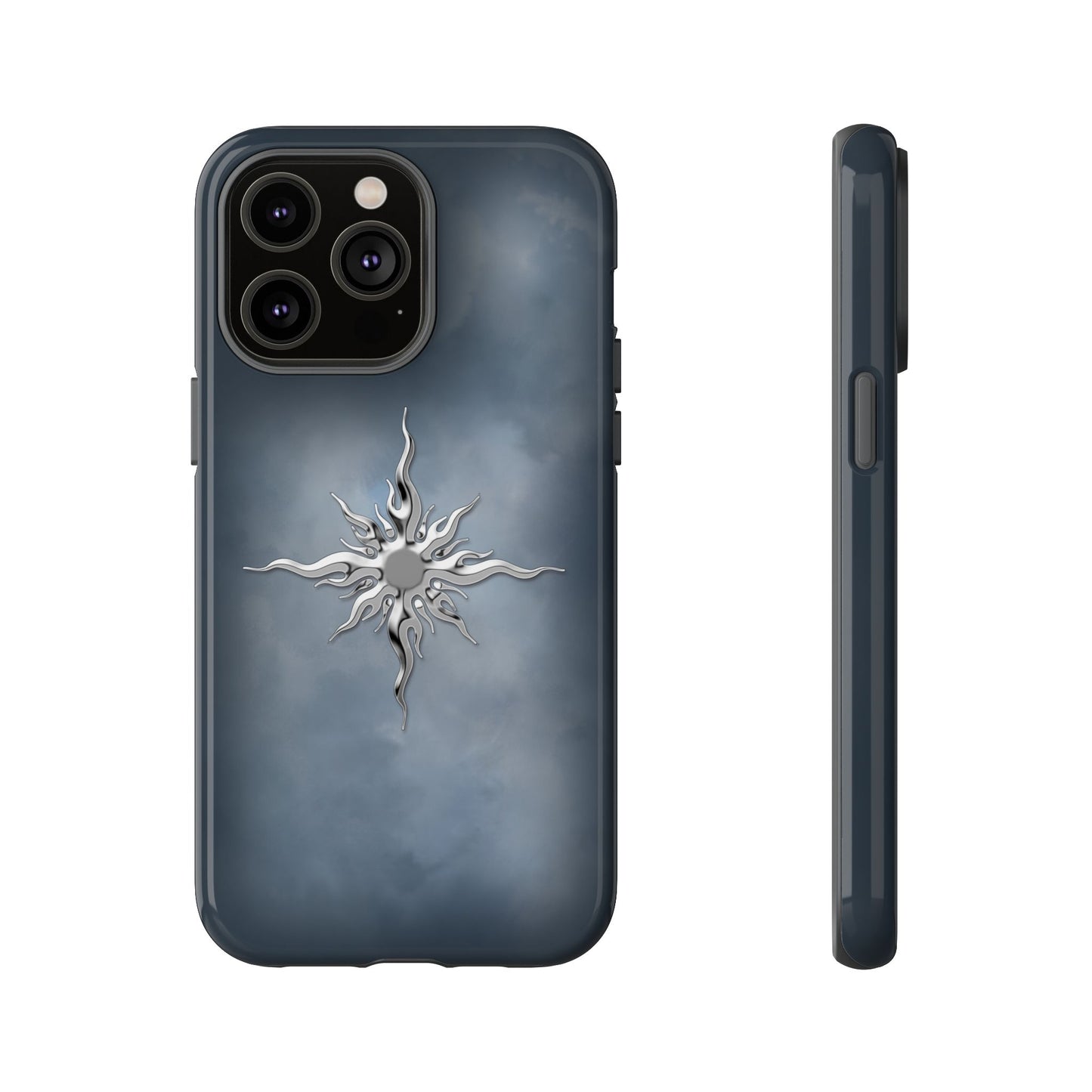 Silver Sun Phone Case