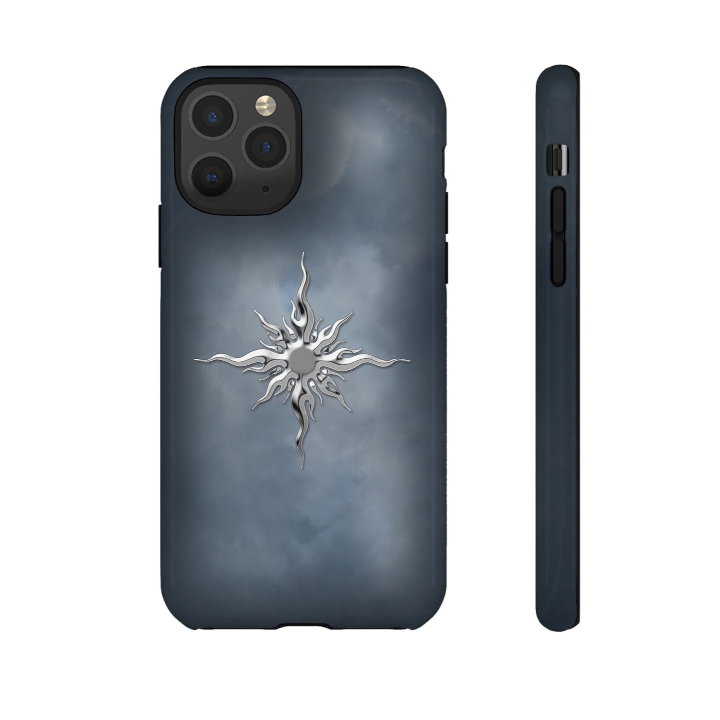 Silver Sun Phone Case