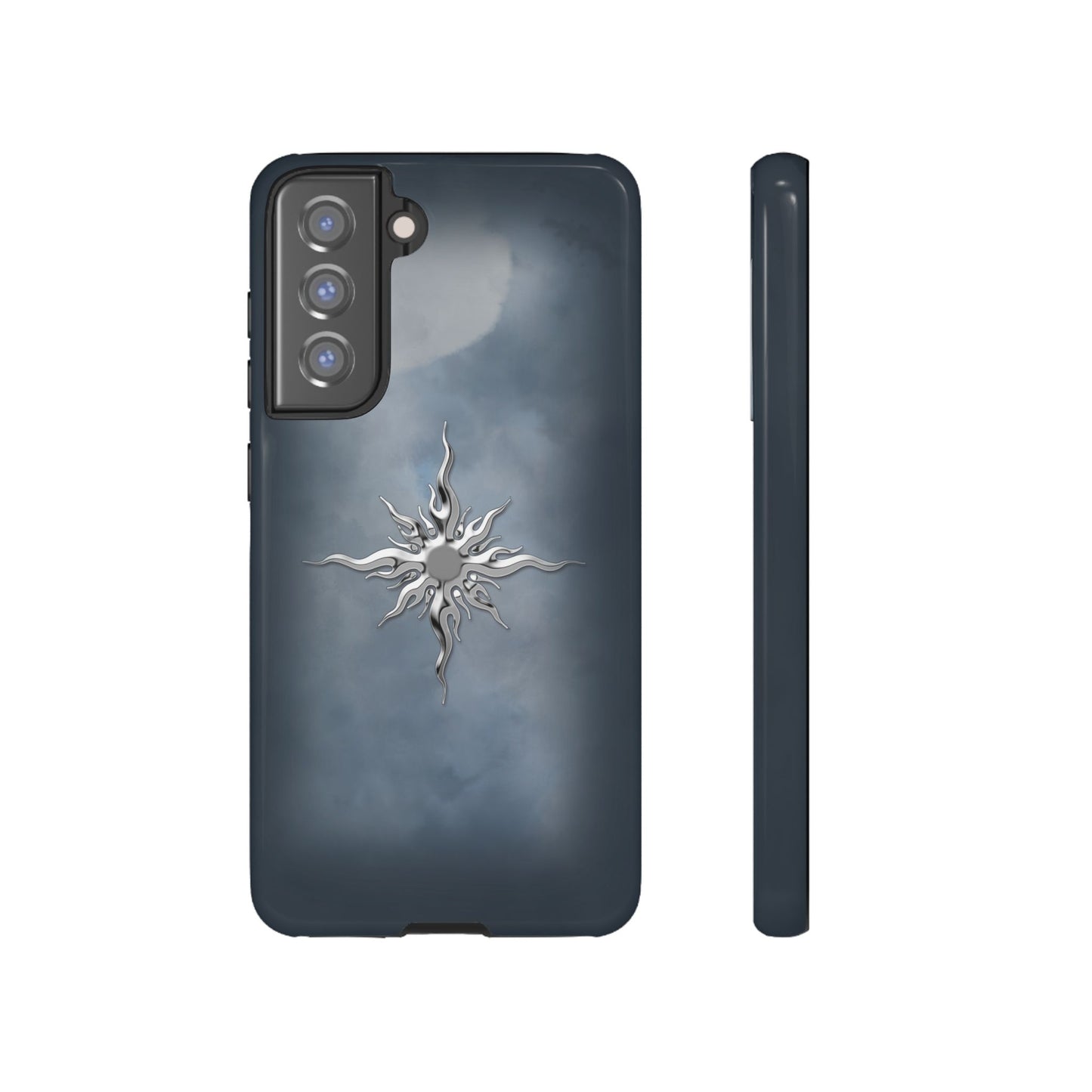 Silver Sun Phone Case