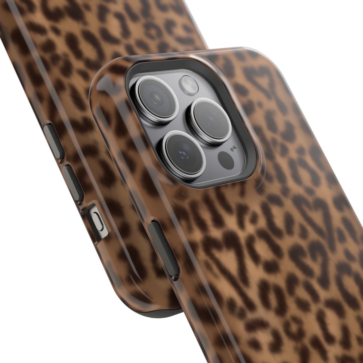 Leopard Hearts MagSafe Phone Case