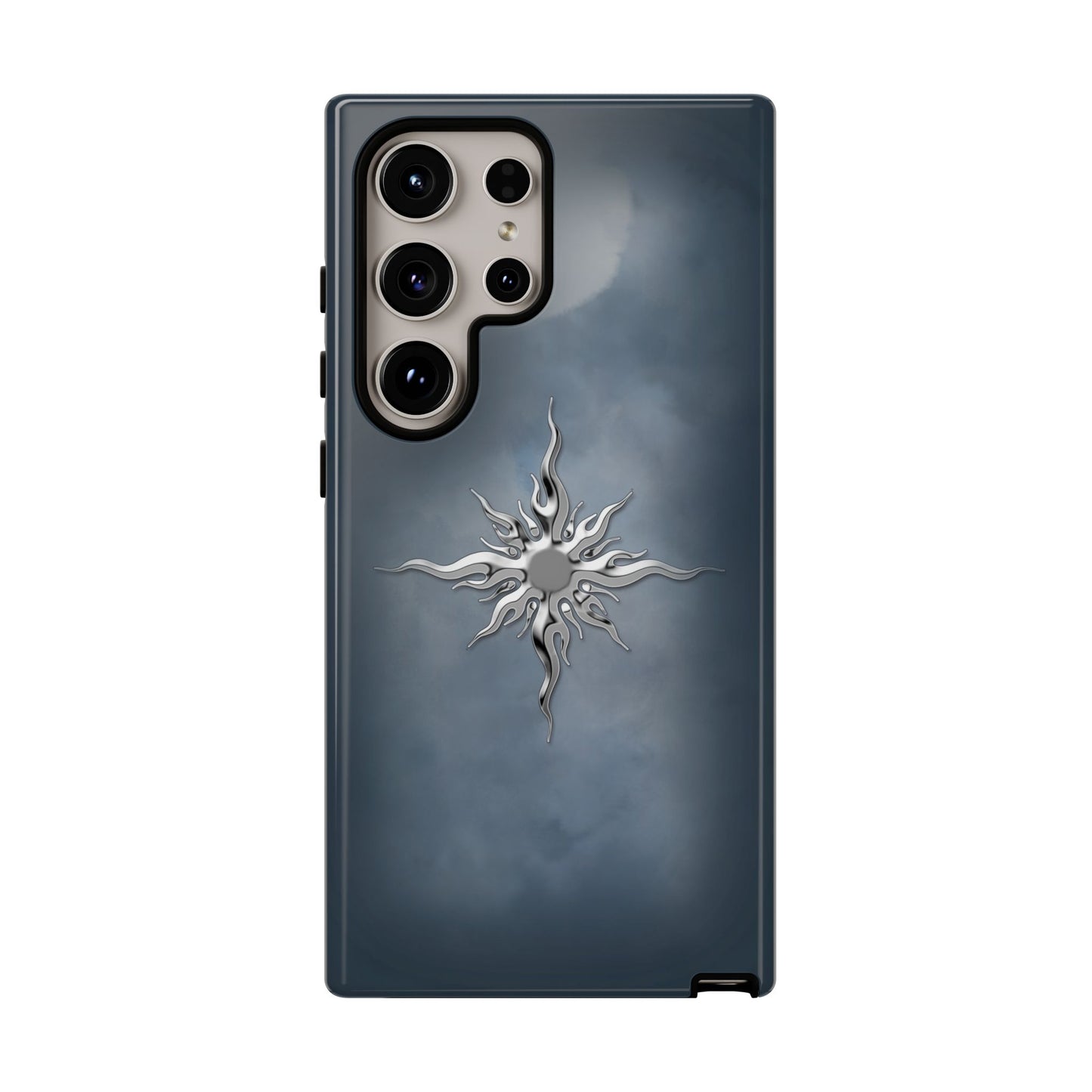 Silver Sun Phone Case