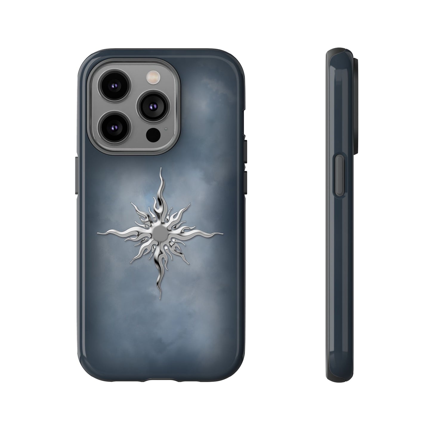 Silver Sun Phone Case