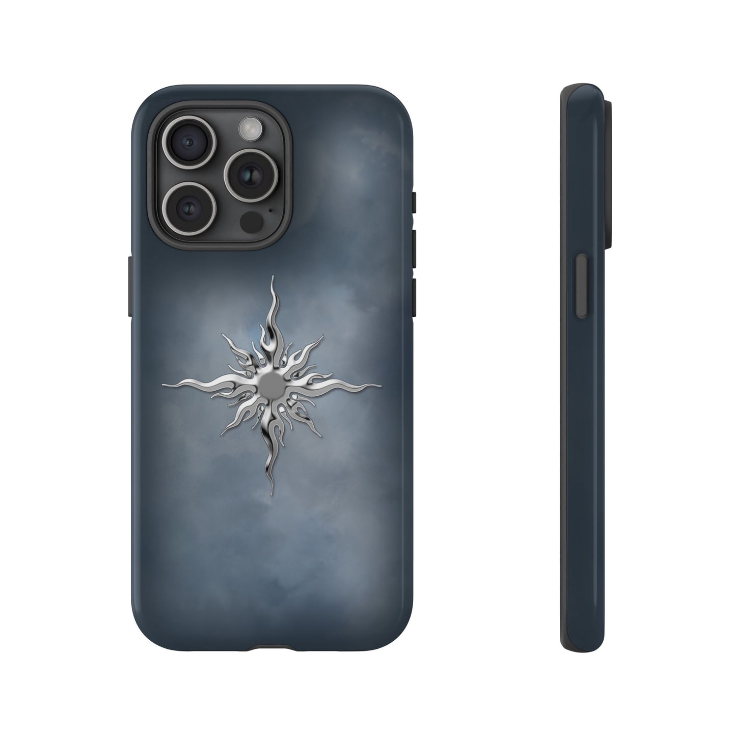 Silver Sun Phone Case