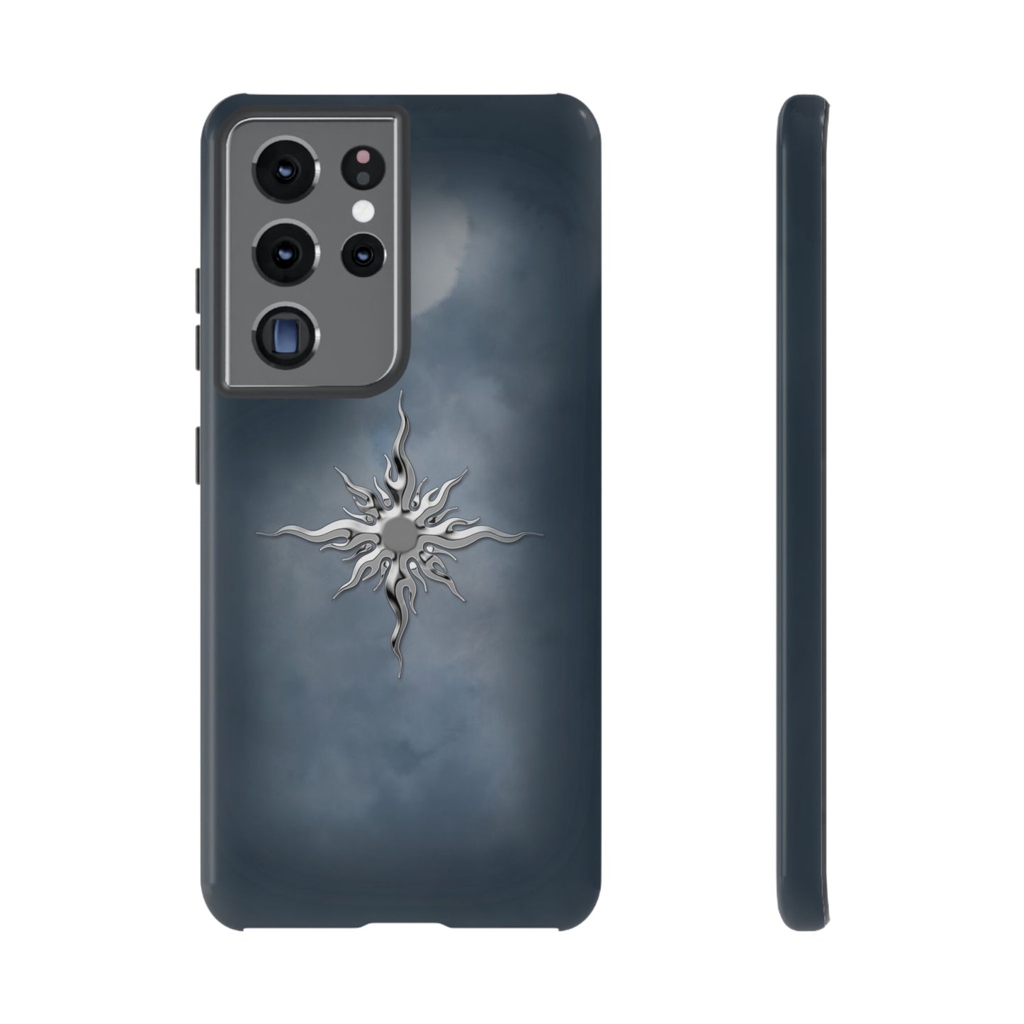 Silver Sun Phone Case