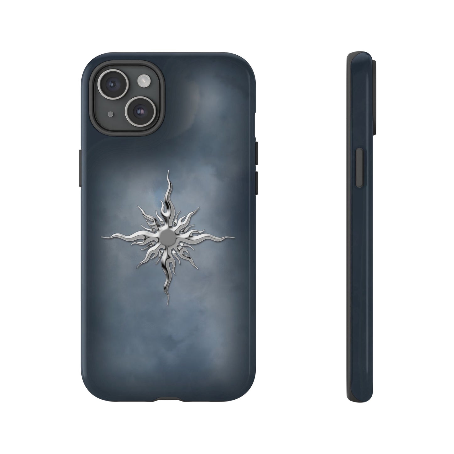 Silver Sun Phone Case