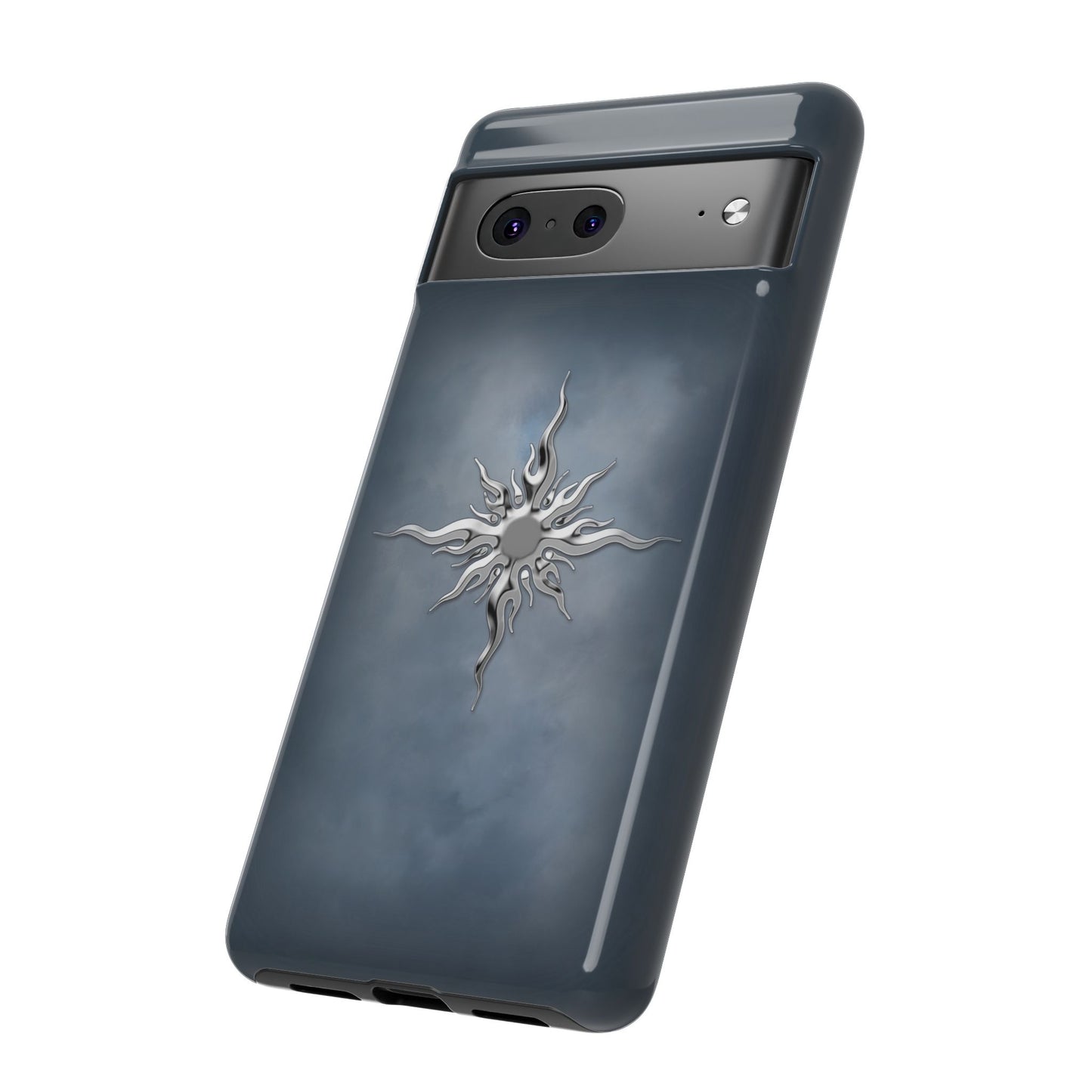 Silver Sun Phone Case