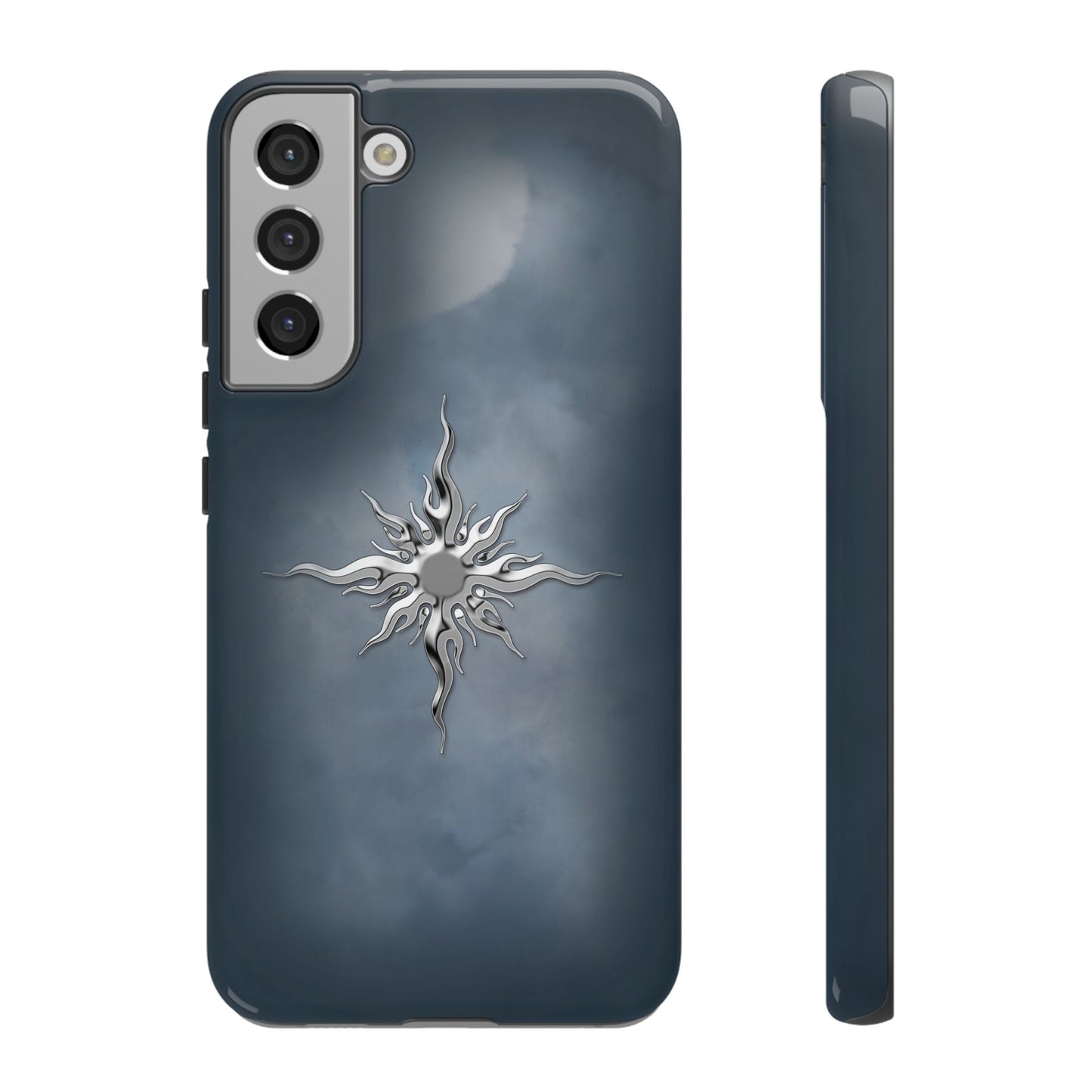 Silver Sun Phone Case