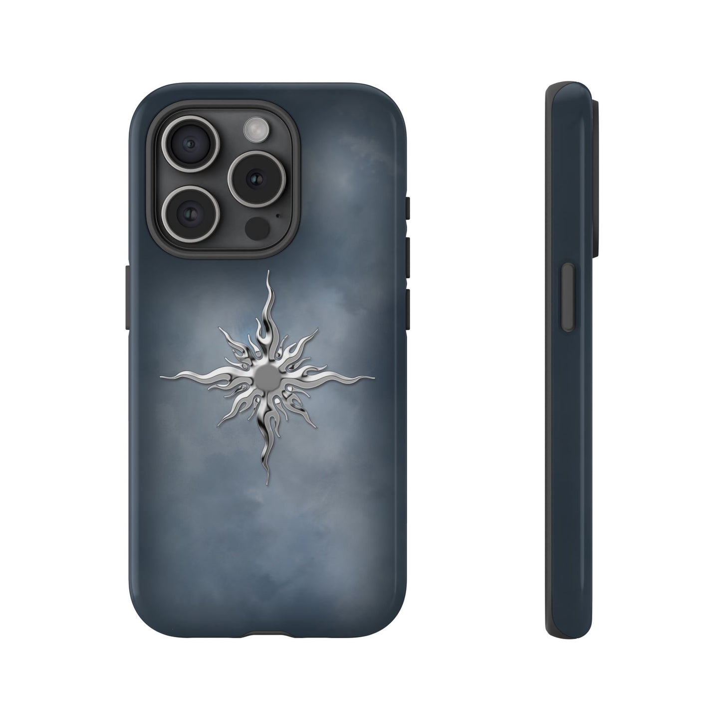 Silver Sun Phone Case