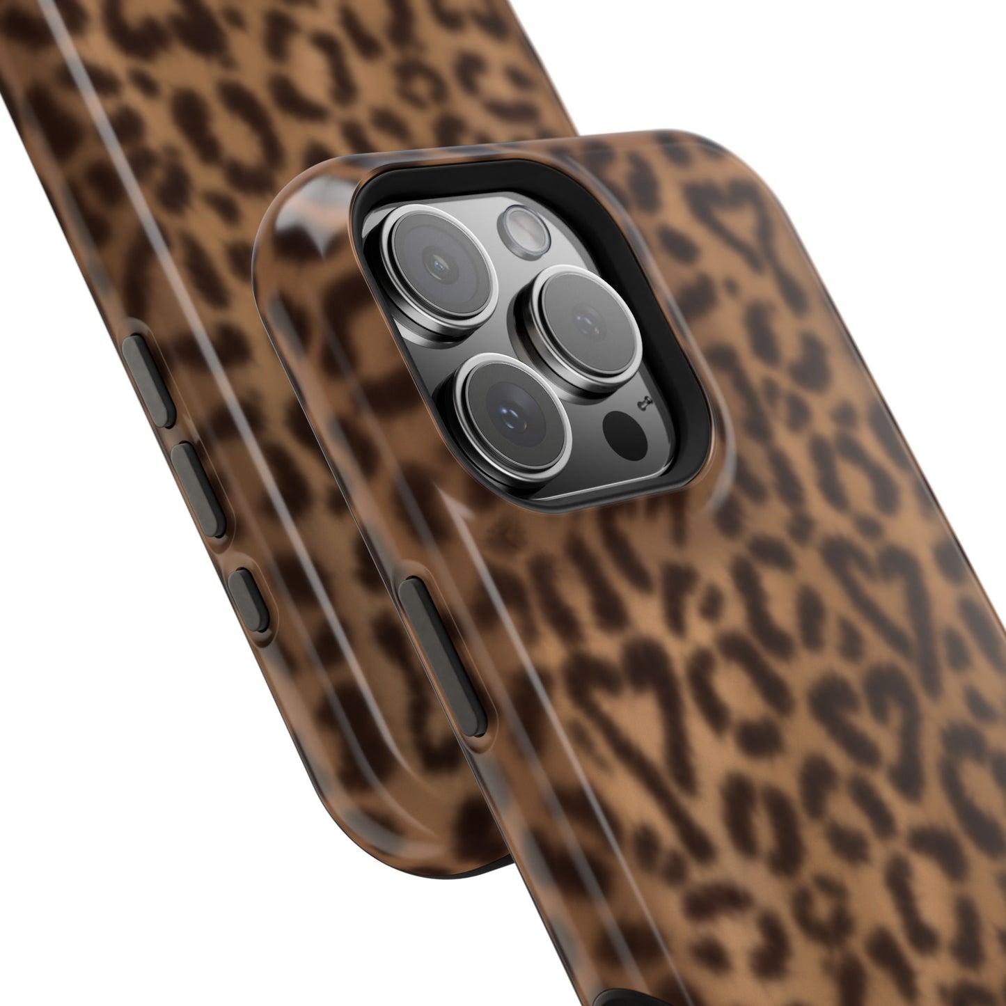 Leopard Hearts MagSafe Phone Case