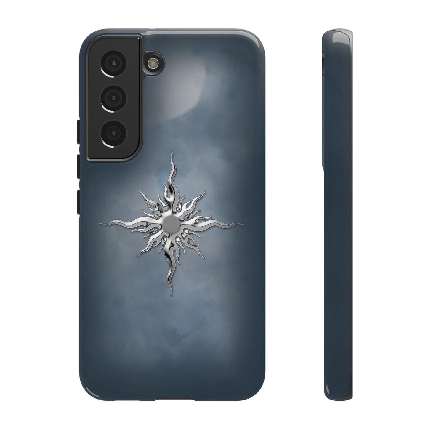 Silver Sun Phone Case