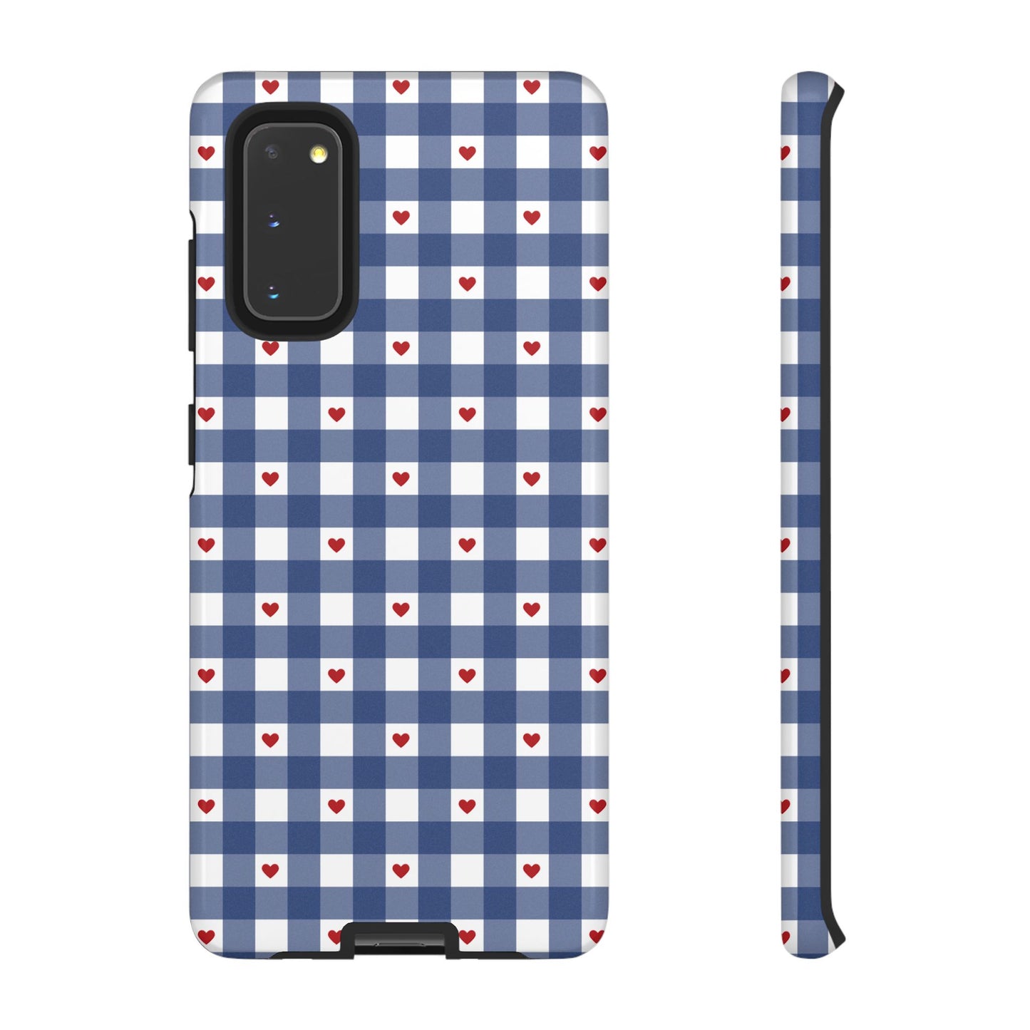 Red Picnic Hearts Gingham Case