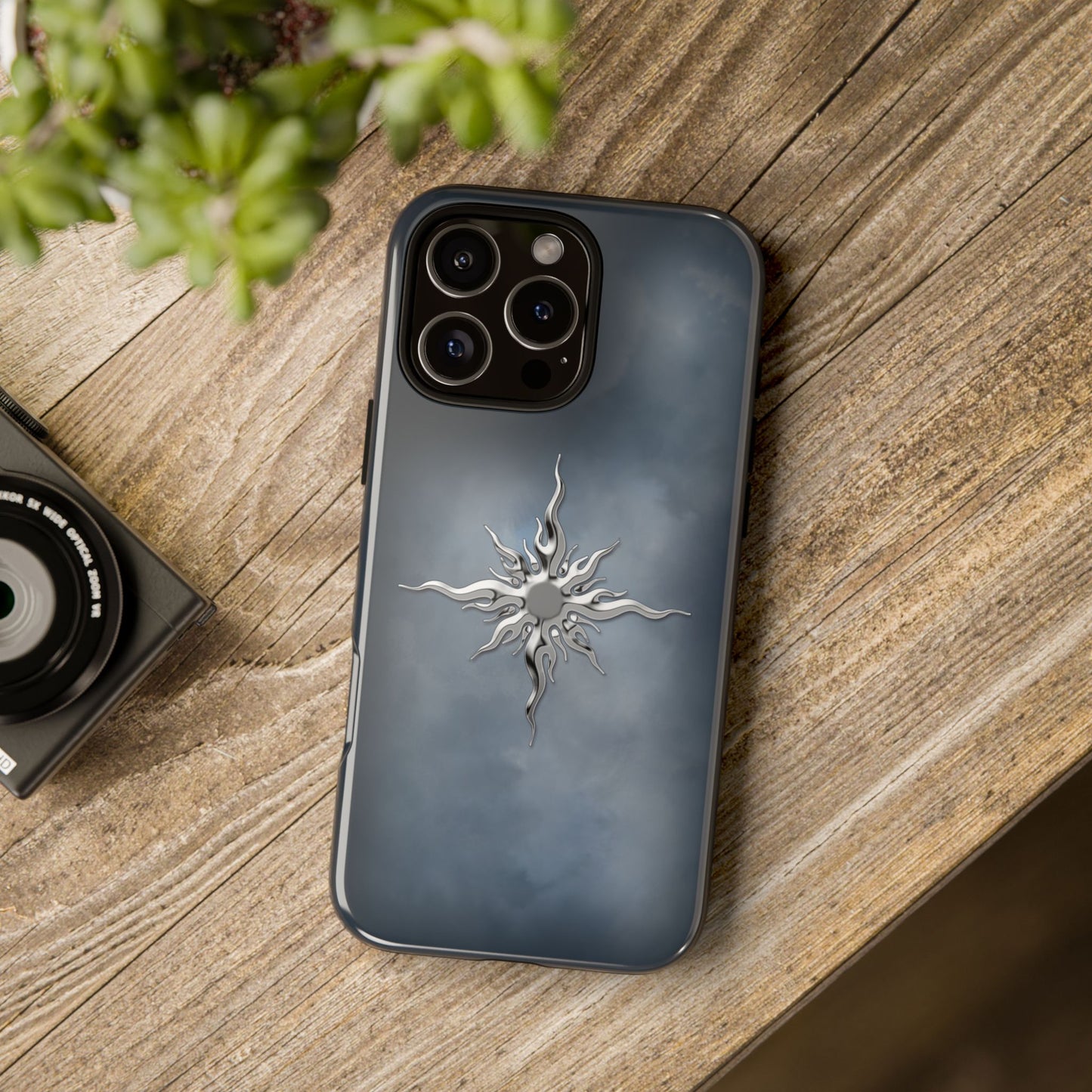 Silver Sun Phone Case