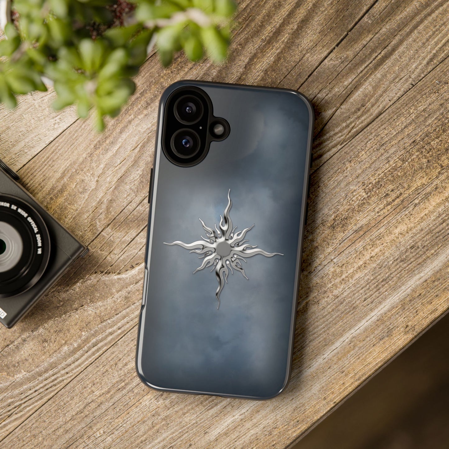 Silver Sun Phone Case