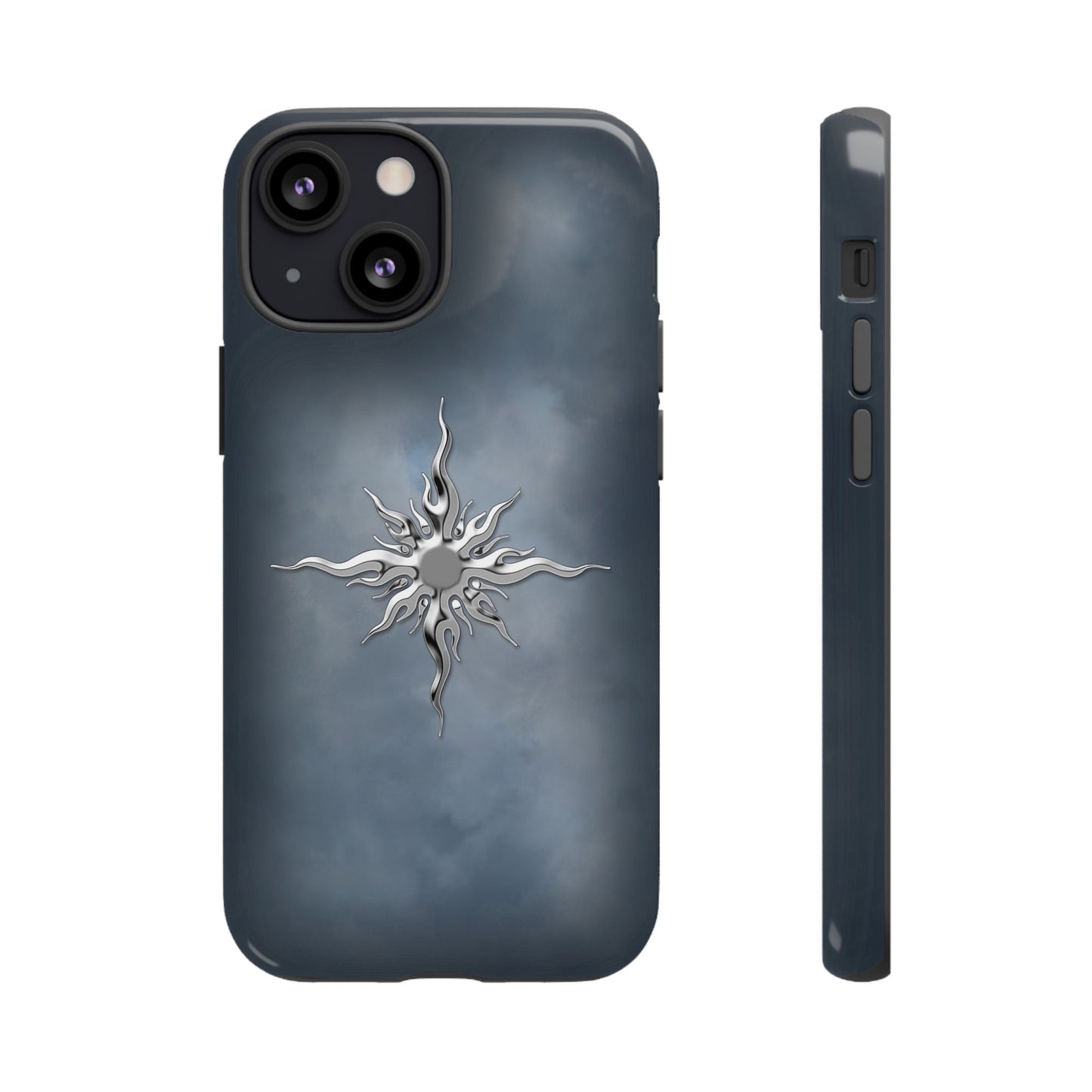 Silver Sun Phone Case