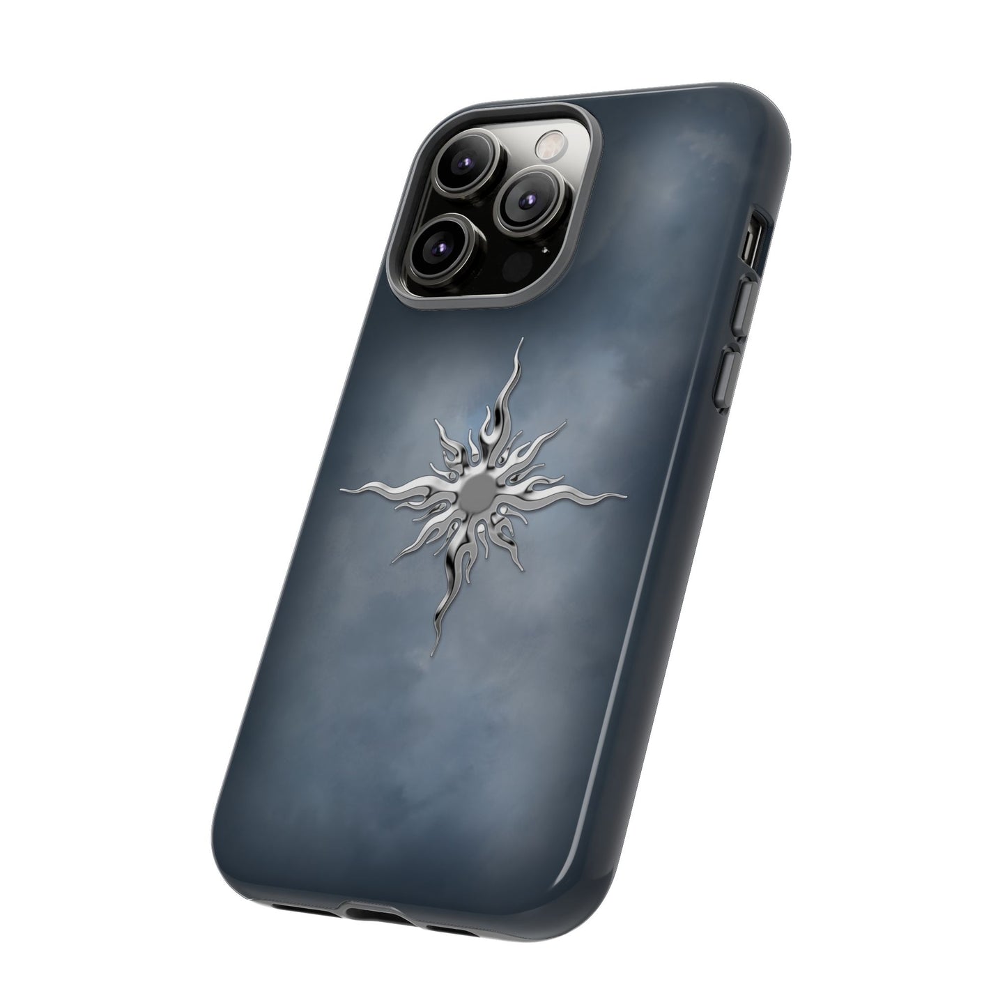 Silver Sun Phone Case