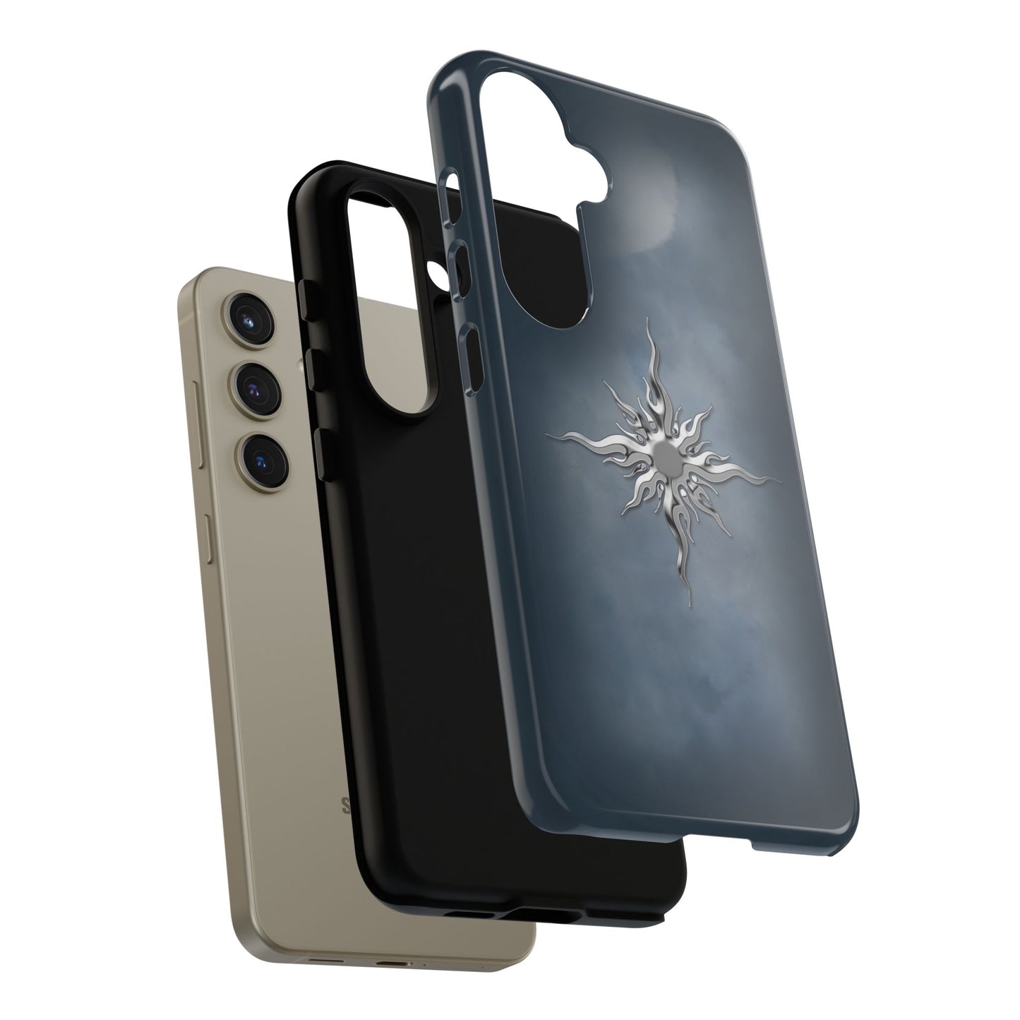 Silver Sun Phone Case