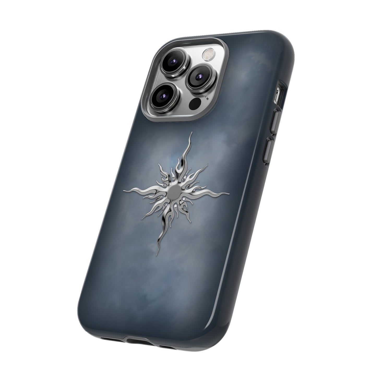 Silver Sun Phone Case