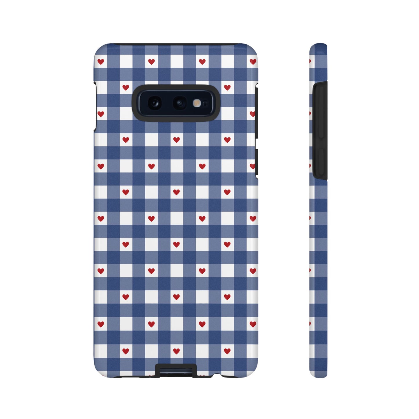 Red Picnic Hearts Gingham Case