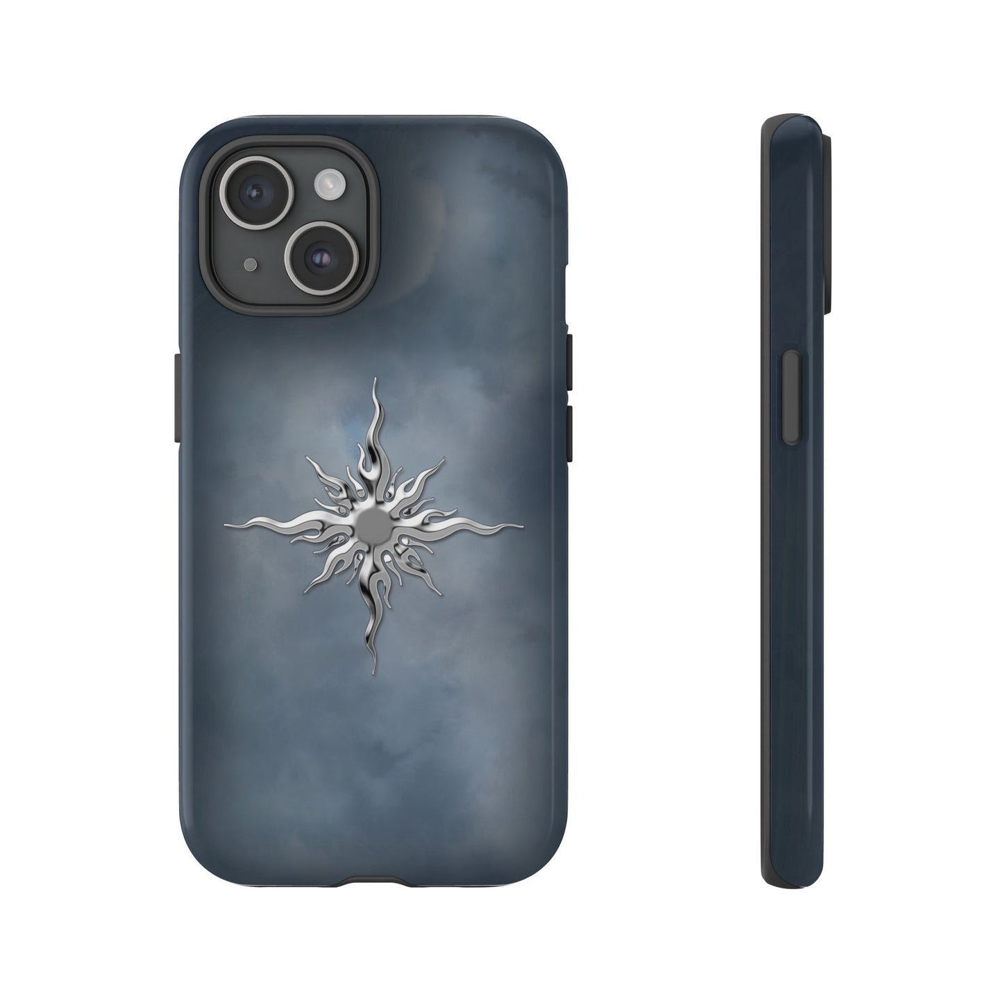 Silver Sun Phone Case