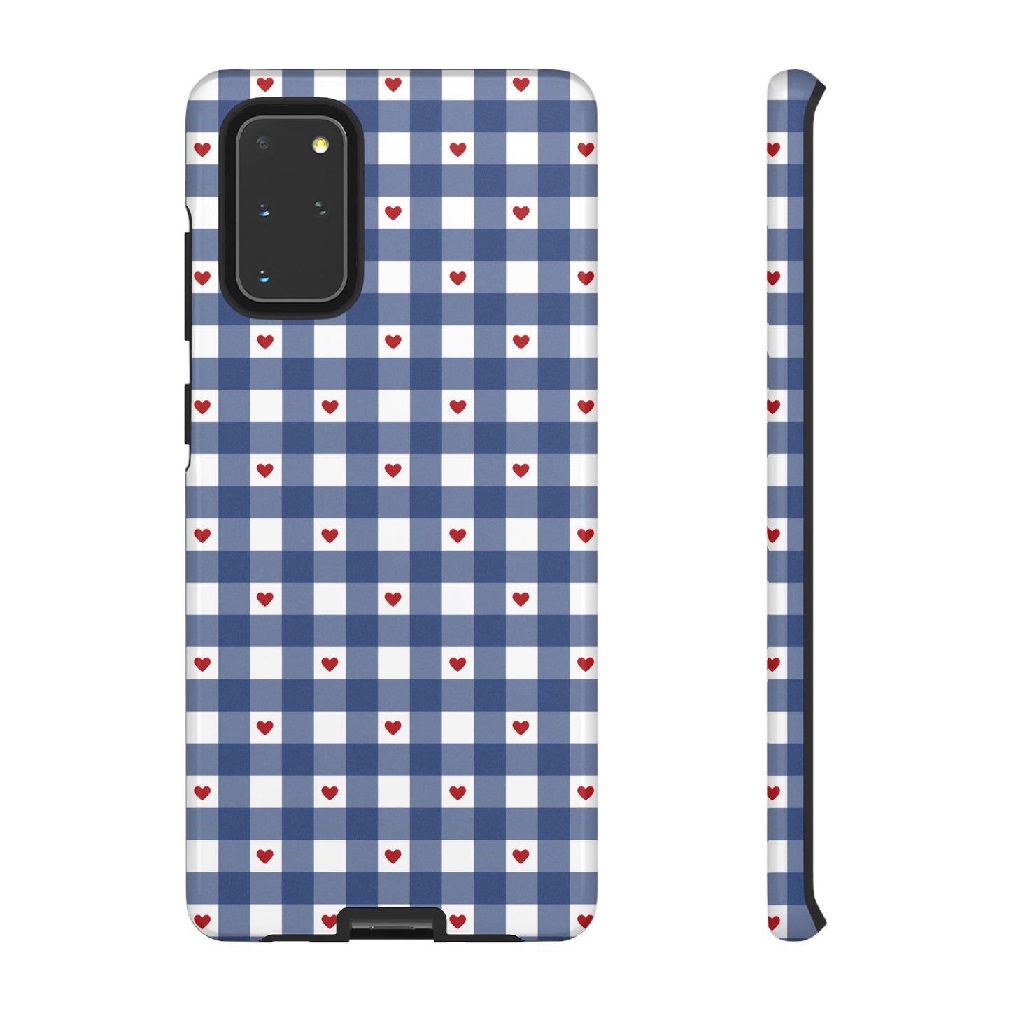 Red Picnic Hearts Gingham Case