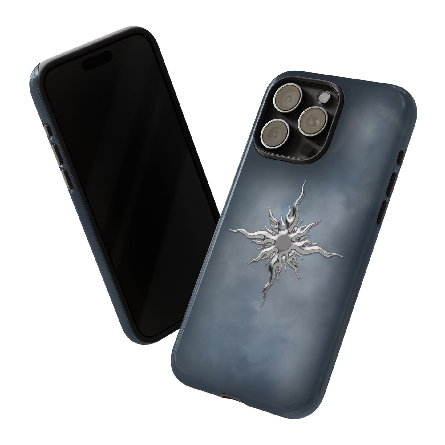 Silver Sun Phone Case