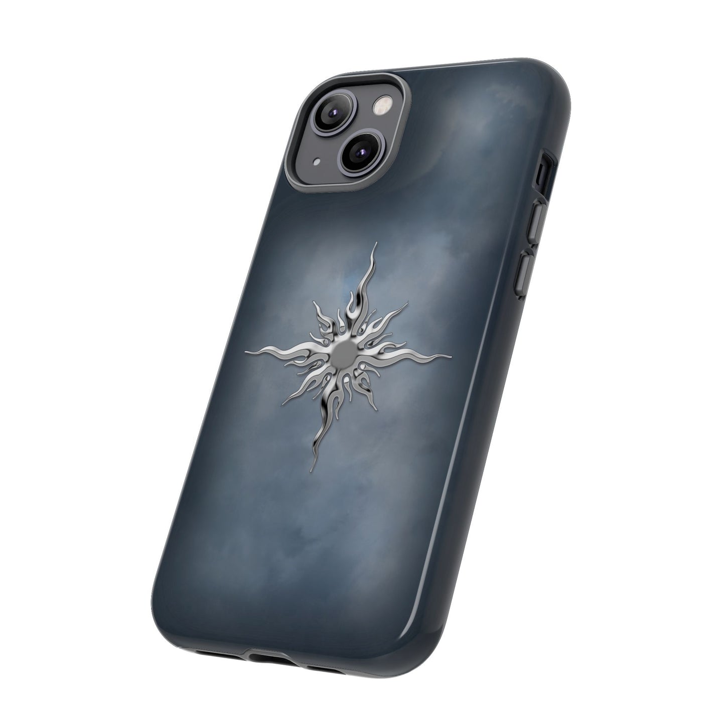 Silver Sun Phone Case