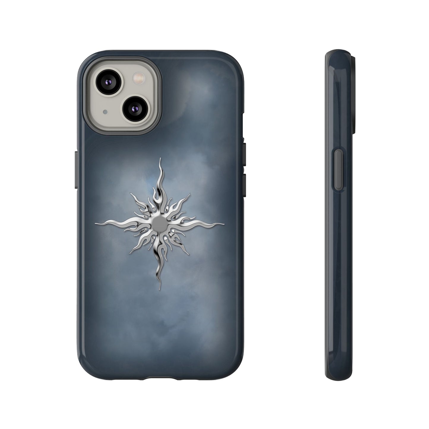 Silver Sun Phone Case