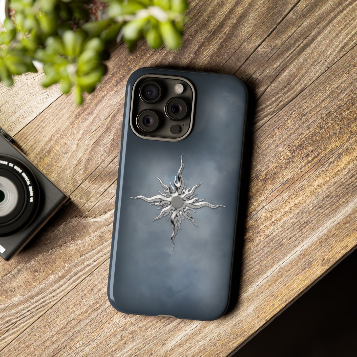 Silver Sun Phone Case