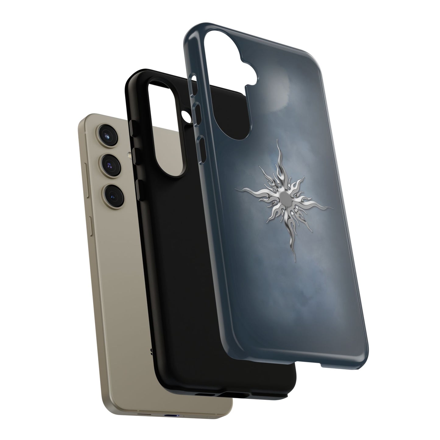 Silver Sun Phone Case