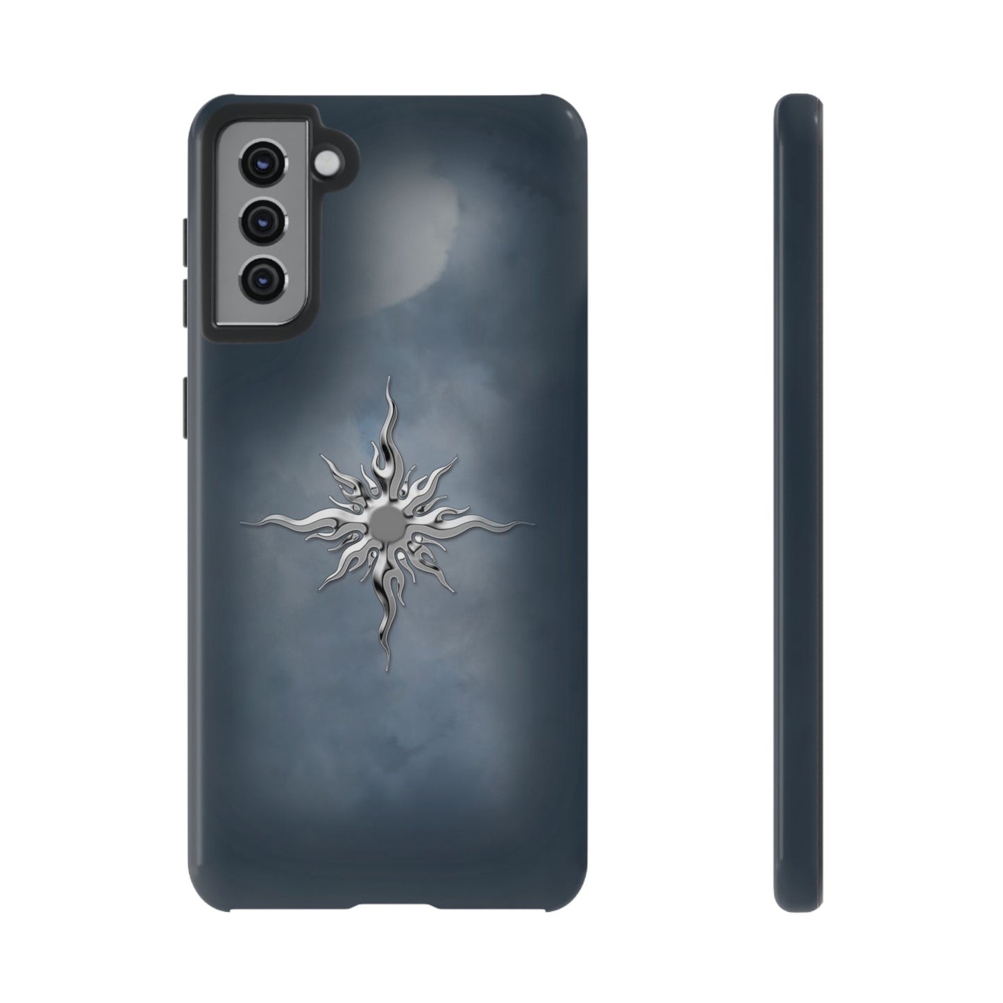 Silver Sun Phone Case